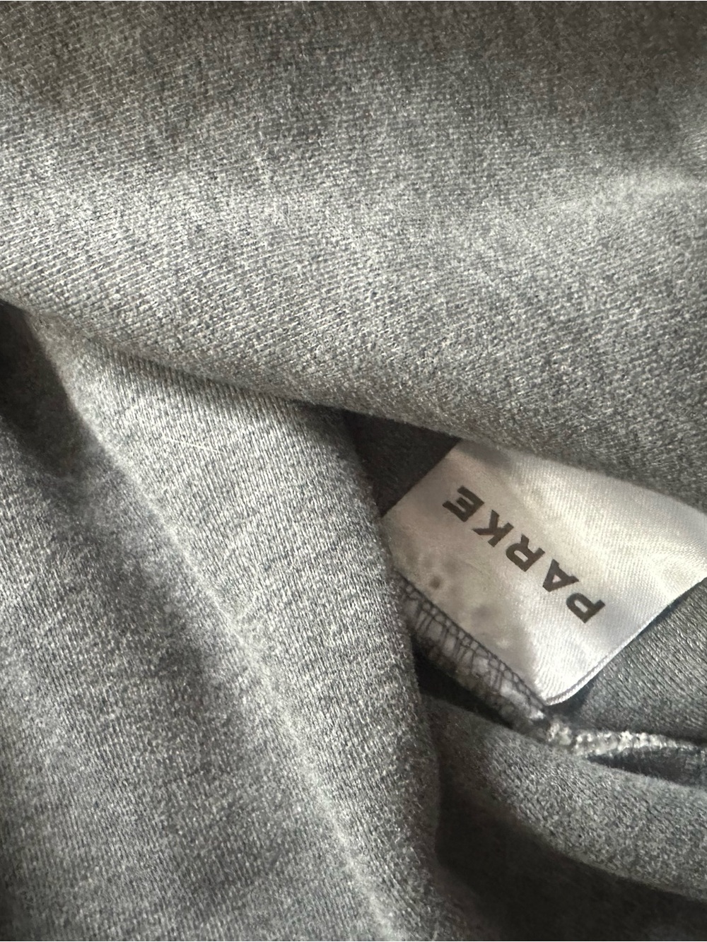PARKE Inside Out White & Gray Mockneck Fleece L/XL - Picture 5 of 7